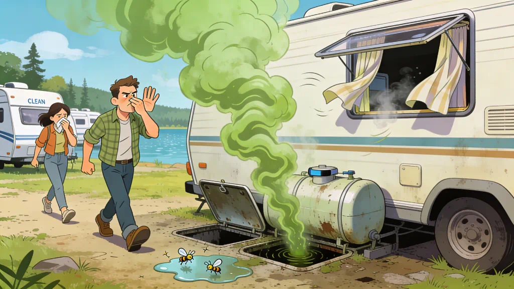 Odeurs des réservoirs d'un VR